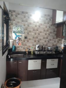 Kitchen Image of 555 Sq.ft 1 BHK Apartment / Flat for sale in Omkar Bramha, Adai Navi Mumbai for Rs. 3800000
