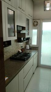 Kitchen Image of 1230 Sq.ft 3 BHK Builder Floor for sale in Central Park Flamingo Floors, Sector 32 Sohna for Rs. 16600000