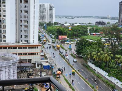 Balcony Image of 1700 Sq.ft 3 BHK Apartment / Flat for sale in ABAD Marine Plaza, Marine Drive Kochi for Rs. 16000000