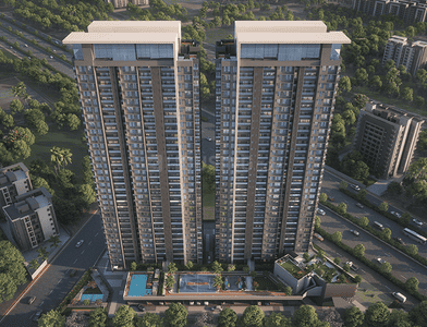 Image of 1556 Sq.ft 3 BHK Apartment / Flat for sale in City One Vezdaa, Kiwale, Pune for Rs. 12500000