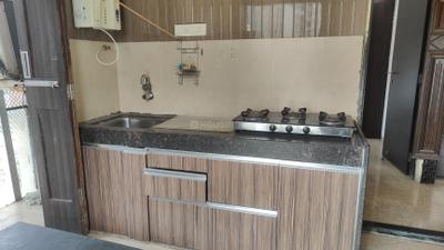 Kitchen Image of 550 Sq.ft 1 BHK Apartment / Flat for rent in Neumec Elegance, Lower Parel Mumbai for Rs. 70000