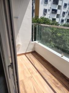 Balcony Image of 1275 Sq.ft 2.5 BHK Apartment / Flat for rent in Neknampur Hyderabad for Rs. 40000