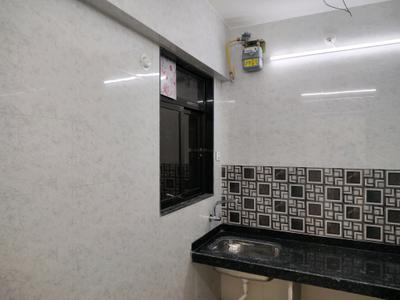 Kitchen Image of 480 Sq.ft 1 BHK Apartment / Flat for rent in Rosa Elite, Thane West Thane for Rs. 16999