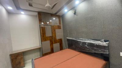 Bedroom Image of 1000 Sq.ft 3 BHK Builder Floor for rent in Dwarka Mor New Delhi for Rs. 28000
