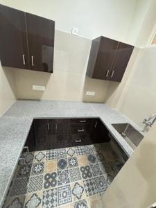 Kitchen Image of 1050 Sq.ft 3 BHK Builder Floor for rent in Saket New Delhi for Rs. 35000