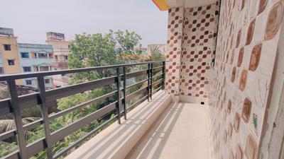 Balcony Image of 813 Sq.ft 2 BHK Apartment / Flat for sale in Bediapara Kolkata for Rs. 2800000