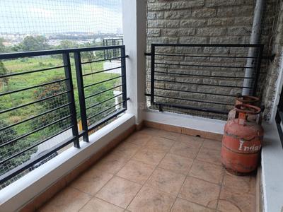 Balcony Image of 1424 Sq.ft 3 BHK Apartment / Flat for rent in Nandi Woods, Tejaswini Nagar Bengaluru for Rs. 45000