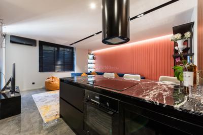 Kitchen Image of 2574 Sq.ft 4 BHK Apartment / Flat for sale in Enstin Evoq, Sola Ahmedabad for Rs. 26400000