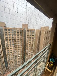 Balcony Image of 550 Sq.ft 1 BHK Apartment / Flat for rent in Gurukrupa Marina Enclave, Malad West Mumbai for Rs. 39000