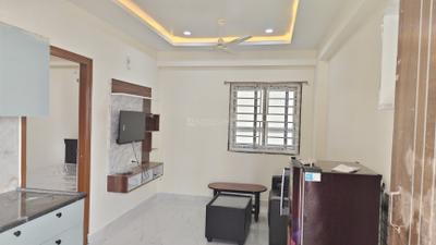Living Room Image of 680 Sq.ft 1 BHK Apartment / Flat for rent in Kondapur Hyderabad for Rs. 25800