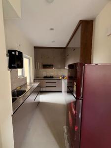 Kitchen Image of 1375 Sq.ft 3 BHK Apartment / Flat for rent in Okas Residency, Sushant Golf City Lucknow for Rs. 37000
