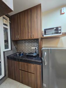 Kitchen Image of 1257 Sq.ft 1 RK Builder Floor for rent in Eros Rosewood City, Sector 49 Gurgaon for Rs. 26000