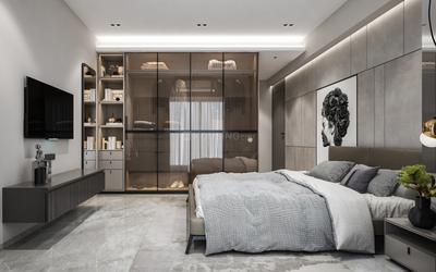 Bedroom Image of 1400 Sq.ft 2 BHK Apartment / Flat for sale in Avadh Onica, Dumas Surat for Rs. 6300000