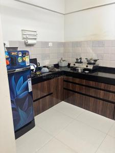 Kitchen Image of 1350 Sq.ft 3 BHK Apartment / Flat for rent in Yashada Splendid Courtyard, Lohegaon Pune for Rs. 38000