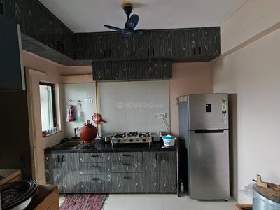 Kitchen Image of 738 Sq.ft 1 BHK Apartment / Flat for sale in Hari Om Crystal, Ghuma Ahmedabad for Rs. 4100000