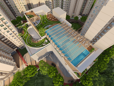 Image of 1040 Sq.ft 2 BHK Apartment / Flat for sale in Intofinity Kohinoor Royale Towers, Hinjawadi, Pune for Rs. 8500000