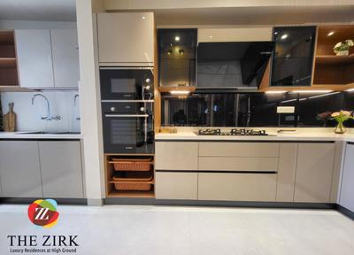 Kitchen Image of 1920 Sq.ft 3 BHK Apartment / Flat for sale in Urban Nest The Zirk, Nabha Zirakpur for Rs. 11000000