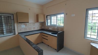 Kitchen Image of 710 Sq.ft 1 BHK Apartment / Flat for rent in Thanisandra Bengaluru for Rs. 20000