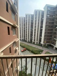 Balcony Image of 1400 Sq.ft 3 BHK Apartment / Flat for rent in Unimark Riviera, Uttarpara Hooghly for Rs. 27000