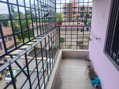 Balcony Image of 871 Sq.ft 2 BHK Apartment / Flat for sale in Sun Sristi Plaza, Rajarhat Kolkata for Rs. 4600000