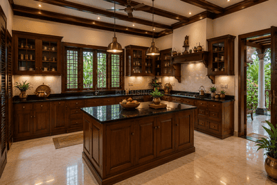 Kitchen Image of 1500 Sq.ft 3 BHK Independent House for sale in Mammiyoor Thrissur for Rs. 8600000