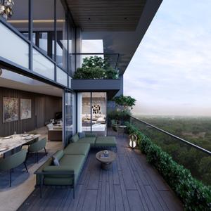 Balcony Image of 2880 Sq.ft 3 BHK Apartment / Flat for sale in The Grasslands, Kudasan Gandhinagar for Rs. 14400000