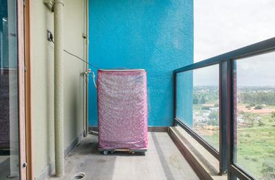 Balcony Image of 1200 Sq.ft 2 BHK Apartment / Flat for rent in Bettadasanapura Bengaluru for Rs. 34000