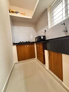 Kitchen Image of 595 Sq.ft 1 BHK Apartment / Flat for rent in Indira Nagar Bengaluru for Rs. 32000
