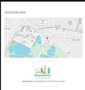 Image of 986 Sq.ft 3 BHK Apartment / Flat for sale in Gananayak Mirania Enclave, Salt Lake City, Kolkata for Rs. 6600000