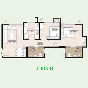 Image of 300 Sq.ft 1 RK Apartment / Flat for sale in Mahindra Happinest, Palghar, Mumbai for Rs. 1600000