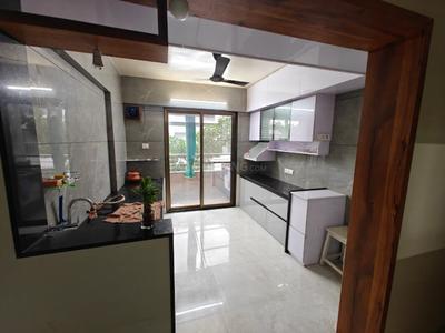 Kitchen Image of 1750 Sq.ft 3 BHK Apartment / Flat for rent in Kalpataru Nagar Nashik for Rs. 25000