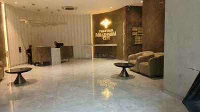 Living Room Image of 710 Sq.ft 1 BHK Apartment / Flat for sale in Tharwani Millennium City, Badlapur East Badlapur for Rs. 2900000