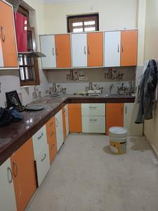 Kitchen Image of 2200 Sq.ft 3 BHK Builder Floor for rent in Manas Enclave Phase III, Shivaji Puram Lucknow for Rs. 22000