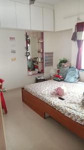Bedroom Image of 1350 Sq.ft 3 BHK Apartment / Flat for rent in Indira Nagar Nashik for Rs. 17000