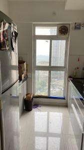 Kitchen Image of 650 Sq.ft 2 BHK Apartment / Flat for rent in Godrej Emerald, Thane West Thane for Rs. 30000