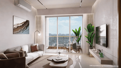 Image of 1500 Sq.ft 3 BHK Apartment / Flat for sale in Lohegaon, Pune for Rs. 8000000