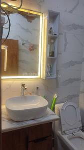 Bathroom Image of 450 Sq.ft 1 BHK Builder Floor for sale in Tilak Nagar New Delhi for Rs. 2500000
