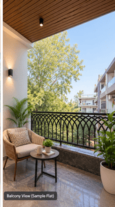Image of 1260 Sq.ft 3 BHK Apartment / Flat for sale in Chhattarpur, New Delhi for Rs. 9500000