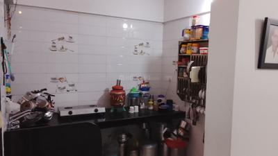 Kitchen Image of 600 Sq.ft 1 BHK Apartment / Flat for rent in Shubharambh 21, Ravet Pune for Rs. 17500