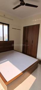 Bedroom Image of 575 Sq.ft 1 BHK Apartment / Flat for rent in Unnati Woods Phase 7, Kasarvadavali Thane for Rs. 25000