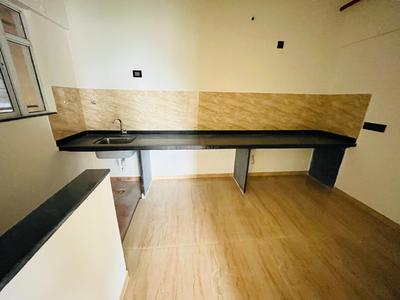 Kitchen Image of 550 Sq.ft 1 BHK Apartment / Flat for rent in Kumar Vtp Cygnus Nation R1 Tower 7, Manjari Khurd Pune for Rs. 20000