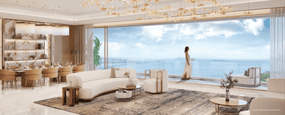 Image of 1800 Sq.ft 3 BHK Apartment / Flat for sale in Lodha Aureus, Sewri, Mumbai for Rs. 67000000