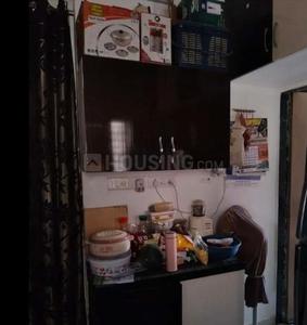 Kitchen Image of 660 Sq.ft 1 BHK Apartment / Flat for rent in Shree Rang Nano City 1 And 2, Sargasan Gandhinagar for Rs. 18500