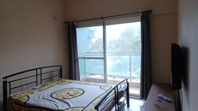 Bedroom Image of 950 Sq.ft 2 BHK Apartment / Flat for rent in Pegasus Megapolis Sangria Towers, Hinjawadi Phase 2 Pune for Rs. 25000