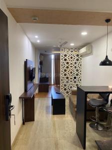 Living Room Image of 600 Sq.ft 1 BHK Apartment / Flat for rent in JMD Suburbia 2, Sector 67 Gurgaon for Rs. 37000