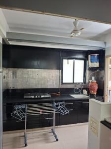 Kitchen Image of 1500 Sq.ft 3 BHK Apartment / Flat for sale in Vraj Enclave, Prahlad Nagar Ahmedabad for Rs. 15000000