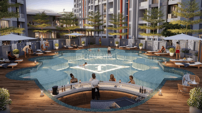 Image of 1077 Sq.ft 2 BHK Apartment / Flat for sale in F Premium, Tathawade, Pune for Rs. 7900000