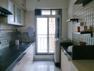 Kitchen Image of 650 Sq.ft 1 BHK Apartment / Flat for sale in Lodha Amara, Kolshet Thane for Rs. 8000000
