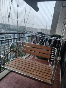 Balcony Image of 1730 Sq.ft 3 BHK Apartment / Flat for rent in Savvy Swaraaj Sports Living, Gota Ahmedabad for Rs. 34000
