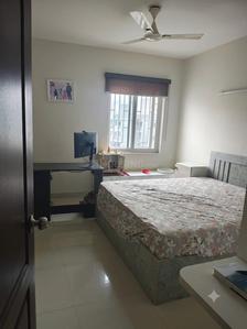Bedroom Image of 2000 Sq.ft 3 BHK Apartment / Flat for rent in SJR Blue Waters, Parappana Agrahara Bengaluru for Rs. 85000
